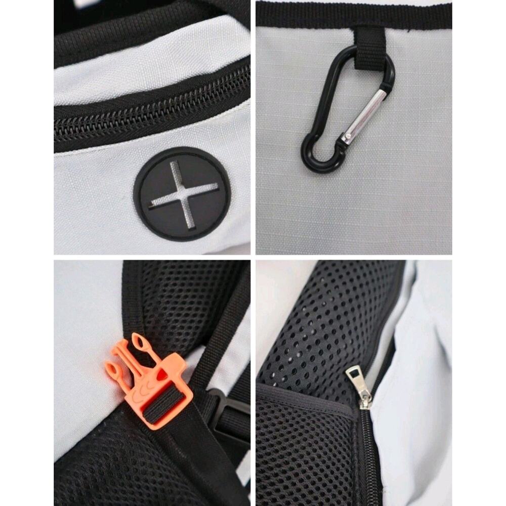 Aria Pet Backpack Carrier Breathable Mesh Medium Dogs Cats Airline Travel Pack - Picture 5 of 6